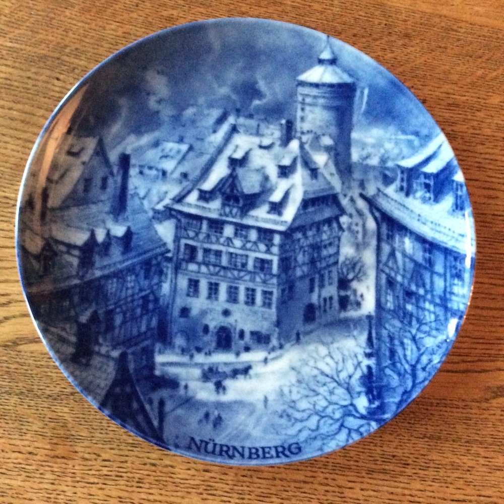 Kaiser Porzellan Nürnberg plate.
